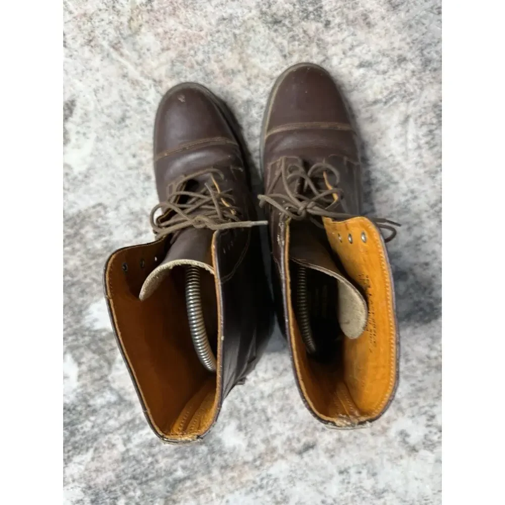 VTG Northampton Brown Leather Riding Boots Mens 7 Womens 8.5 England Equestrian